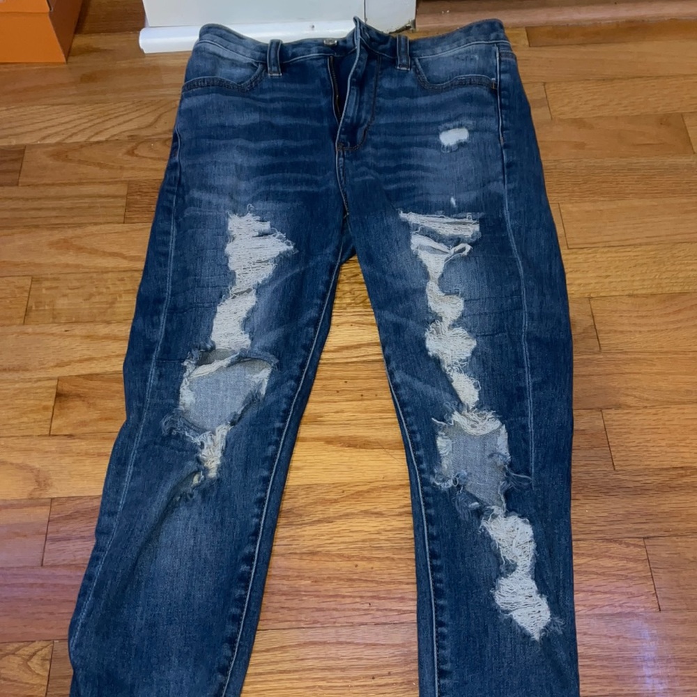 American Eagle Next Level Stretch Ripped Jeans